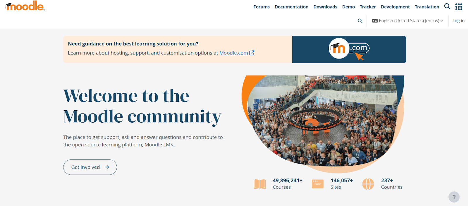 Moodle (Best Open-Source ProProfs Alternative)