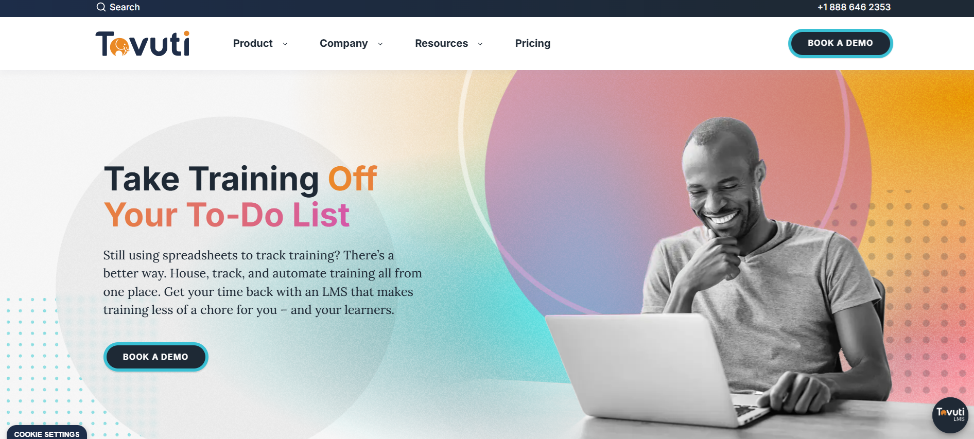 Tovuti LMS is perfect for retail teams needing a mix of online and in-person training