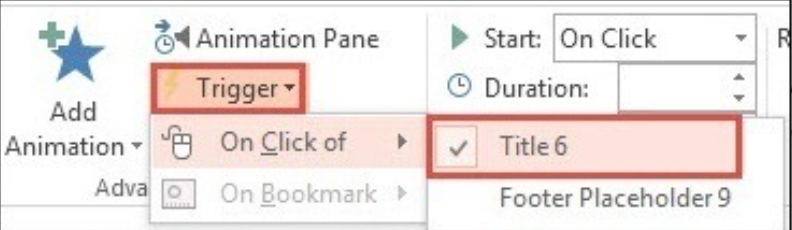 trigger pop-ups powerpoint