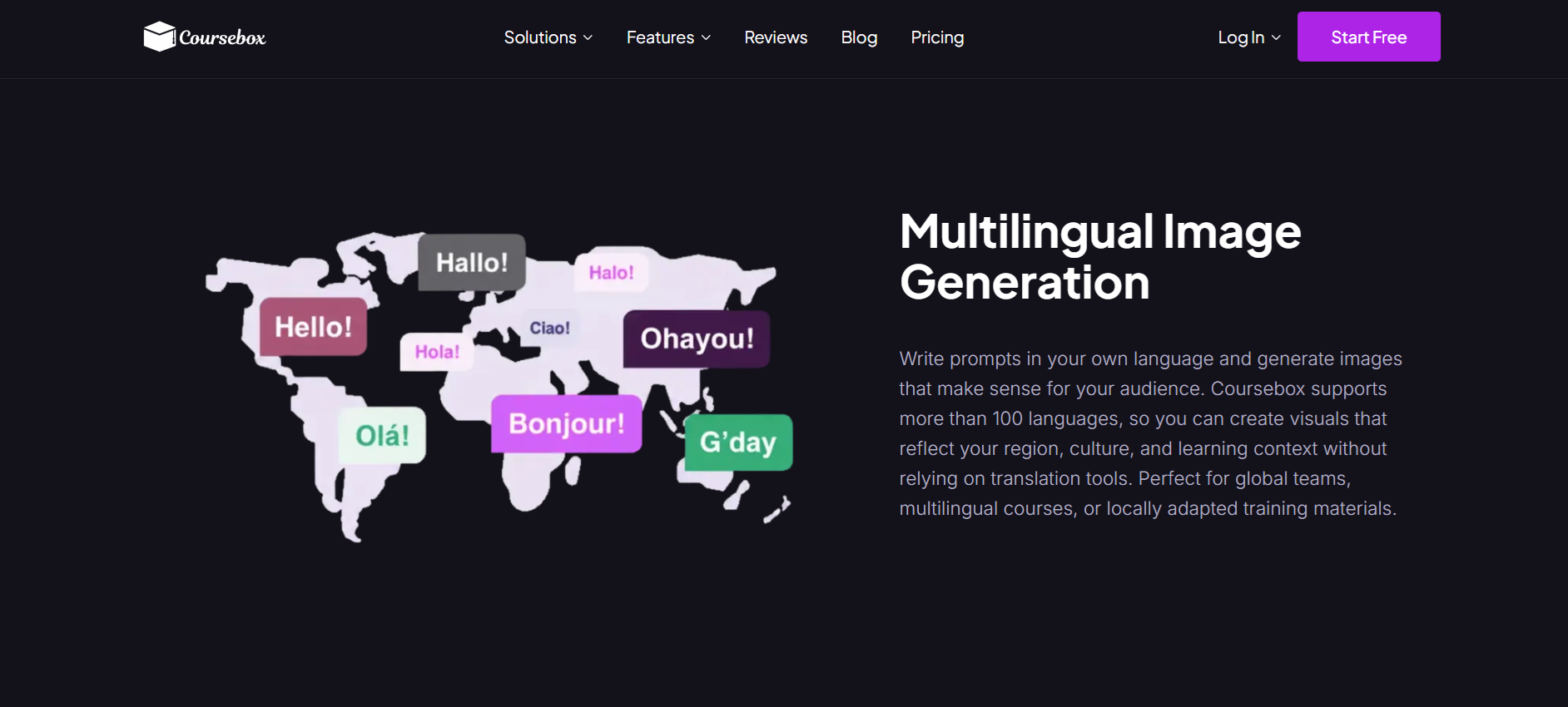 Multilingual image generation