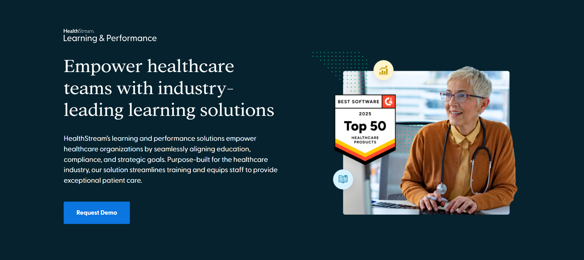 HealthStream Learning supports large healthcare organizations