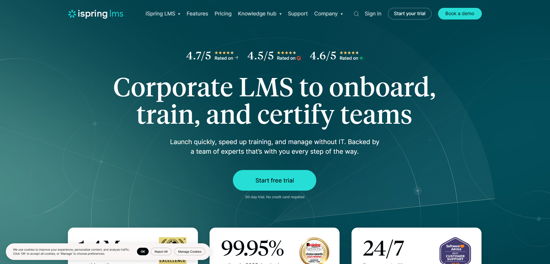 ispring lms homepage
