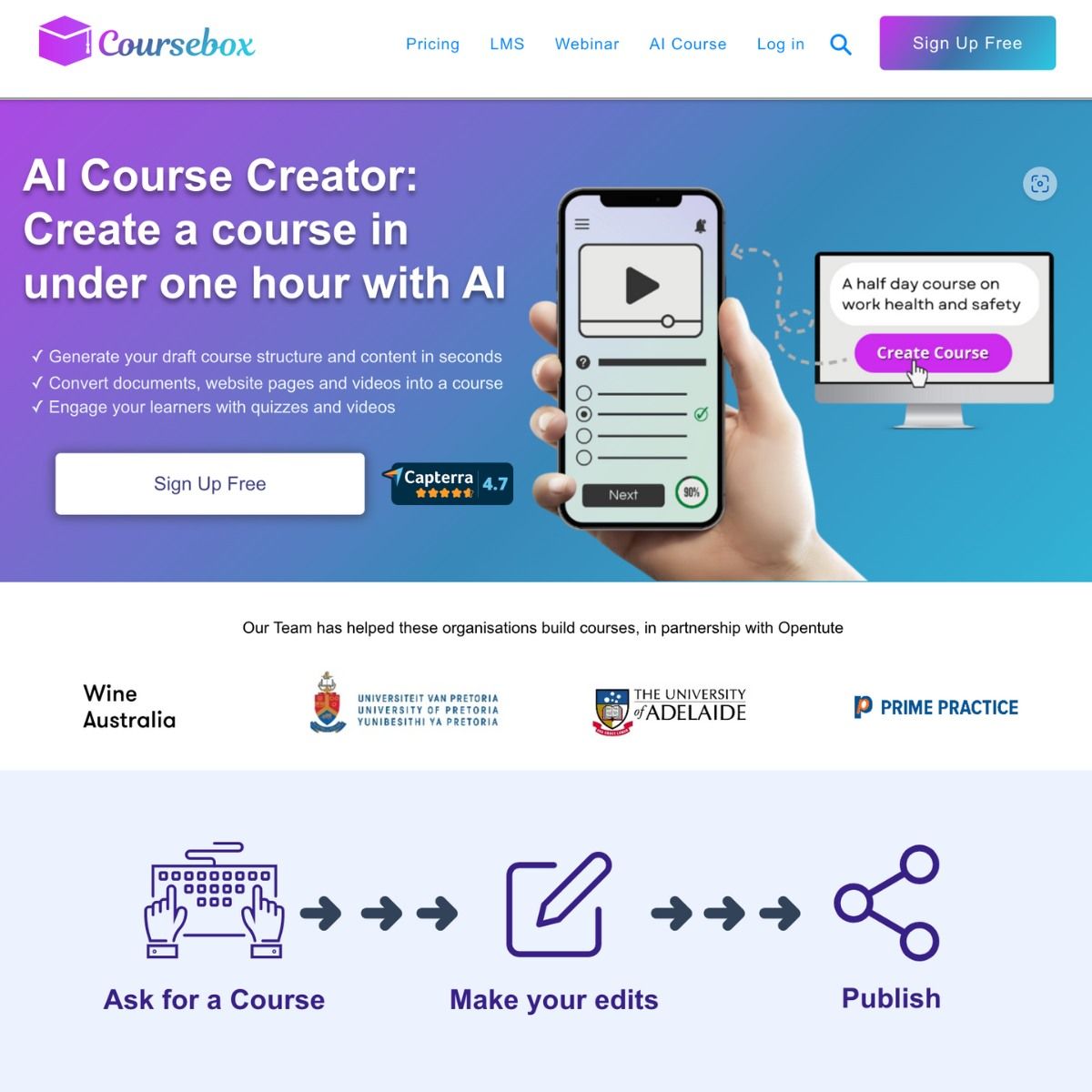 Coursebox AI-powered LMS