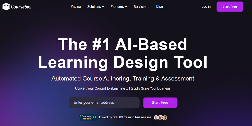 Coursebox LMS for training