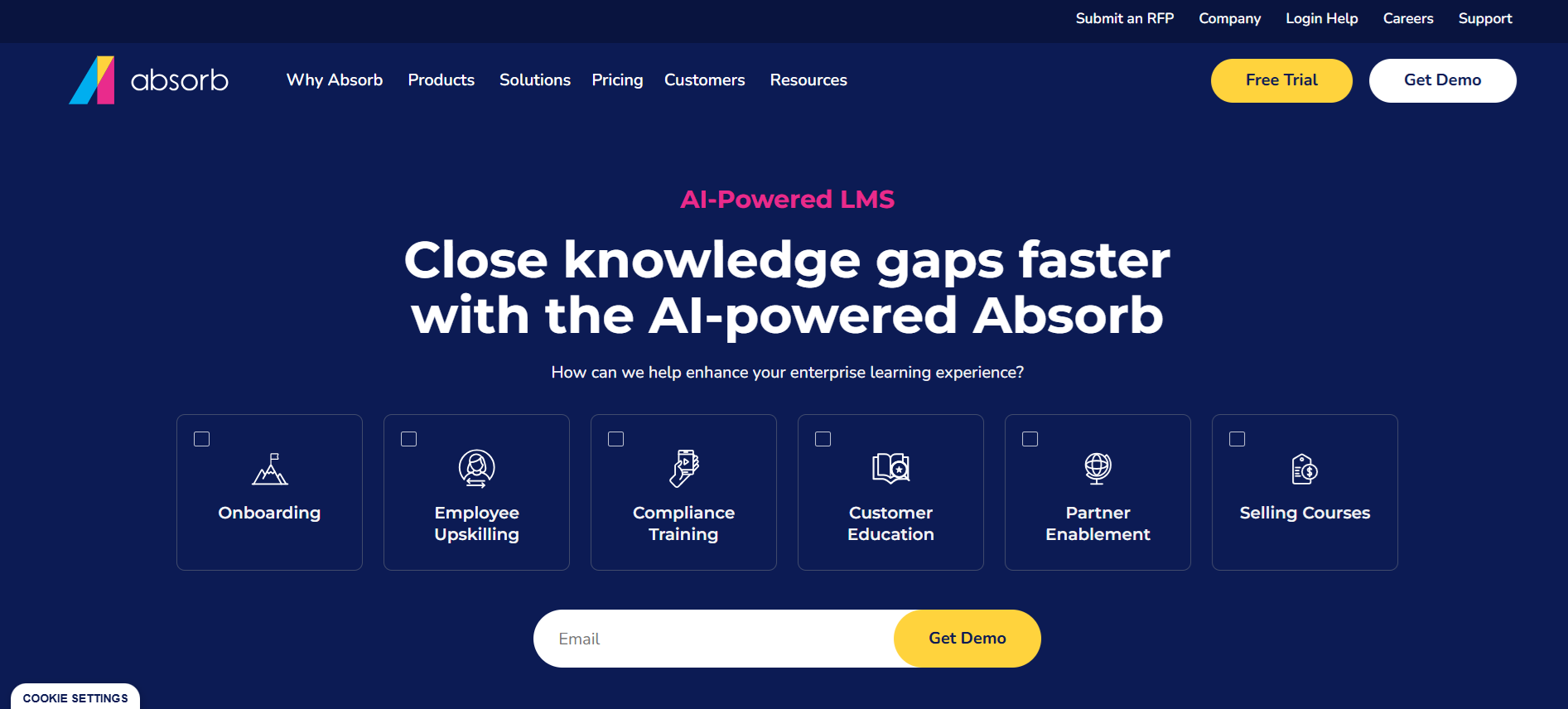 Close knowledge gaps faster with the AI-powered absorb