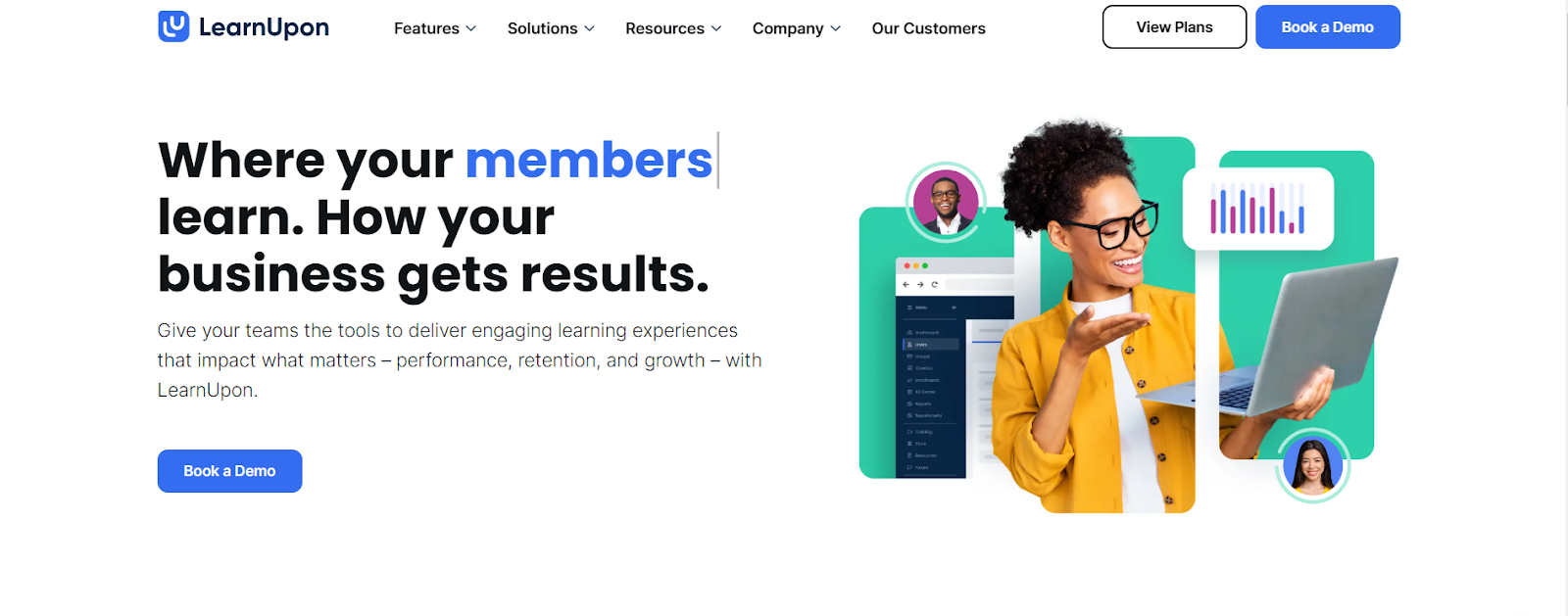 LearnUpon (Best for Multi-Portal Training Management)
