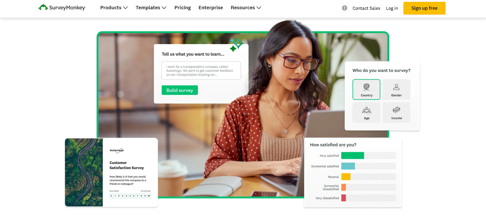 SurveyMonkey (Best for Data Analytics and Survey Optimization)