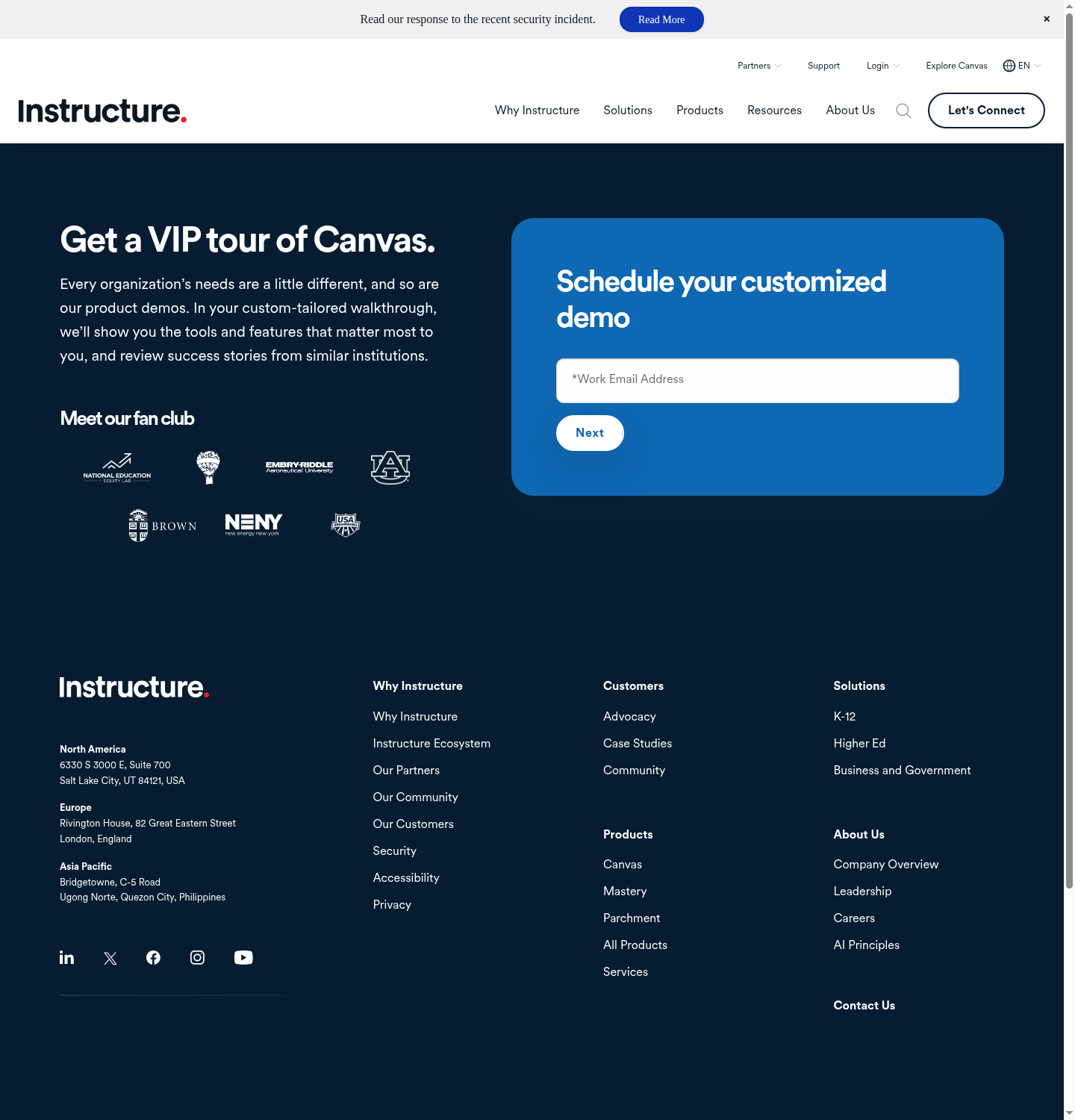 Canvas pricing