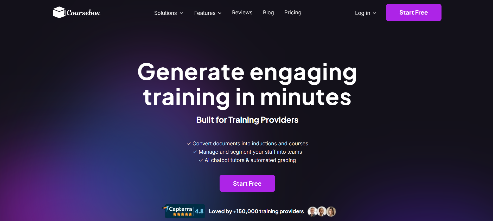 Simplify Employee Training with Coursebox AI