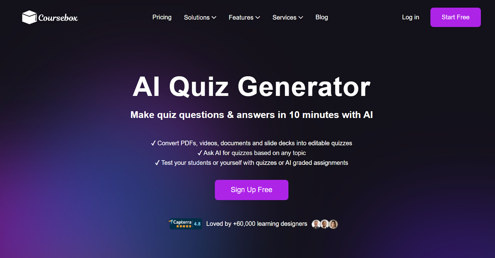 ai quiz generator for action mapping