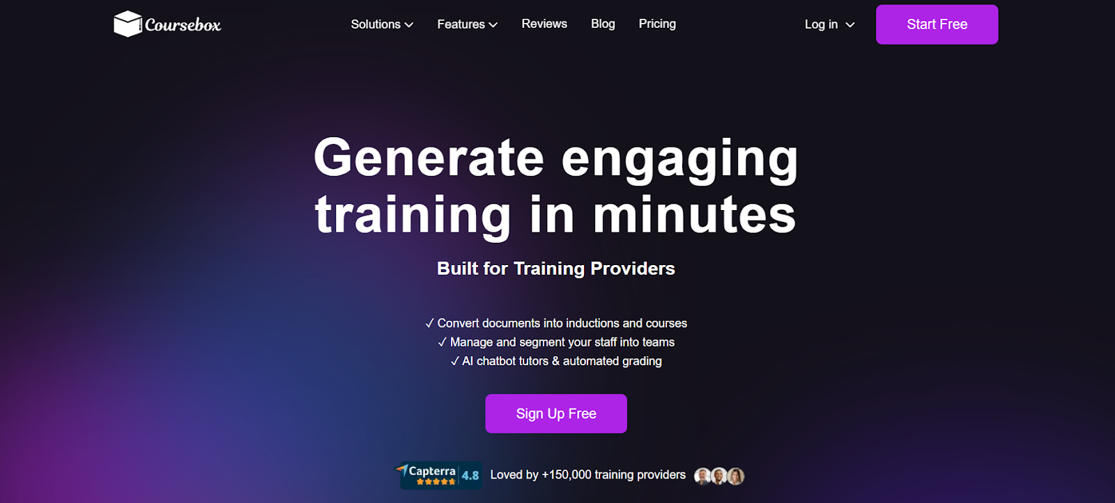 Coursebox generate engaging training in minutes
