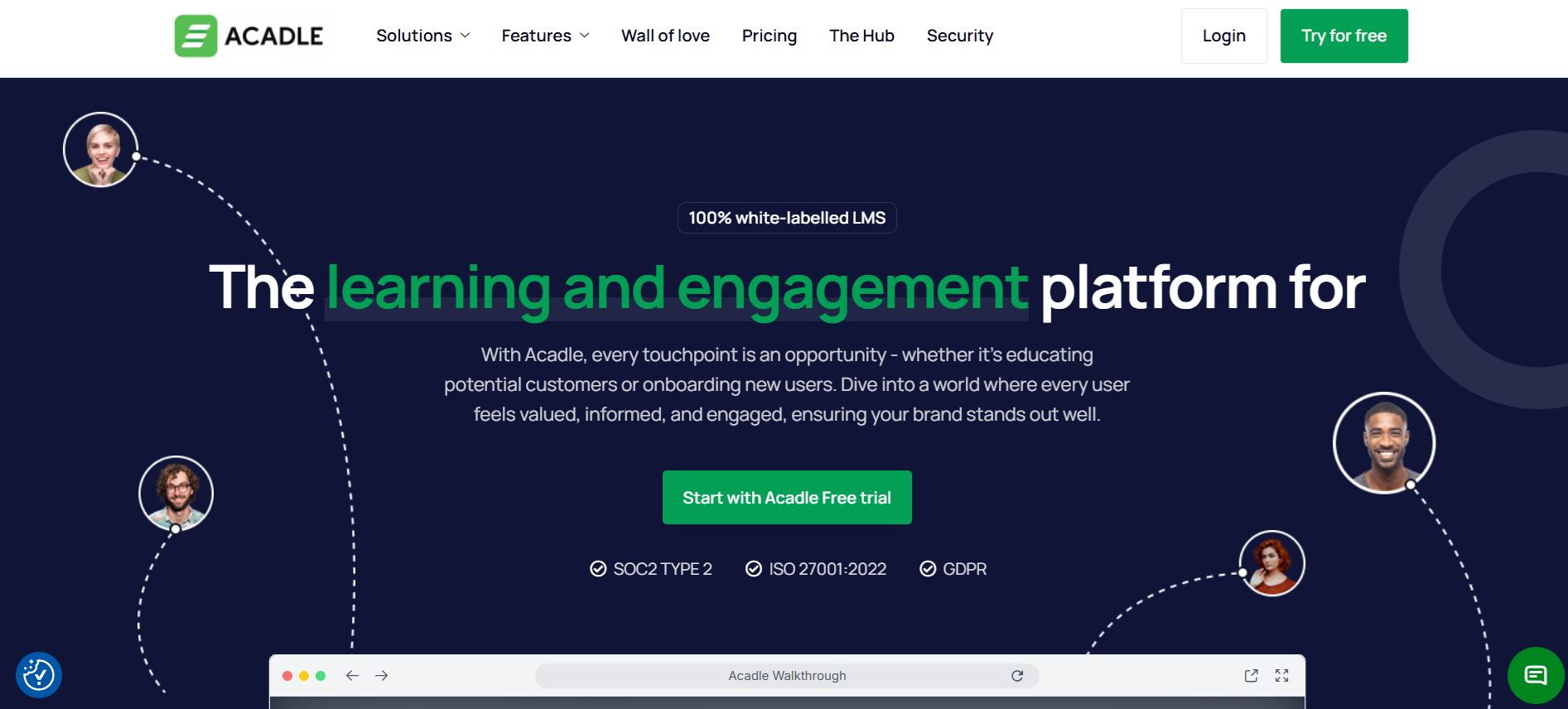 Acadle the learning and engagement platform