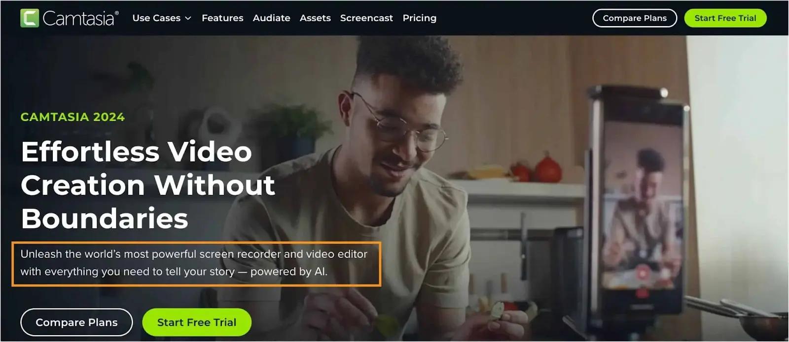 camtasia homepage
