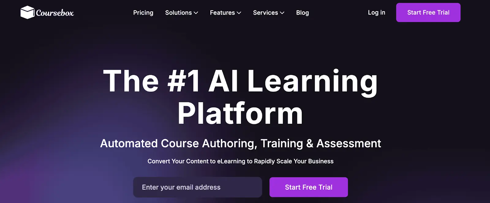 coursebox homepage