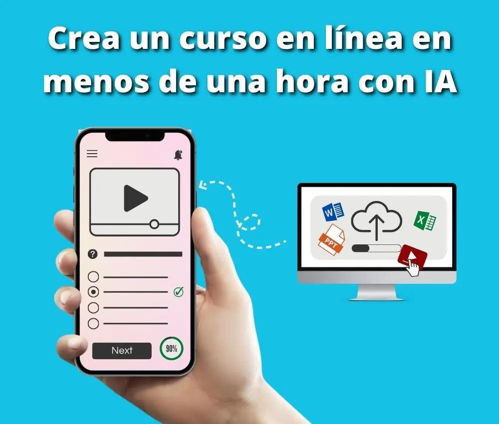 Crea un curso en línea en menos de una hora con IA