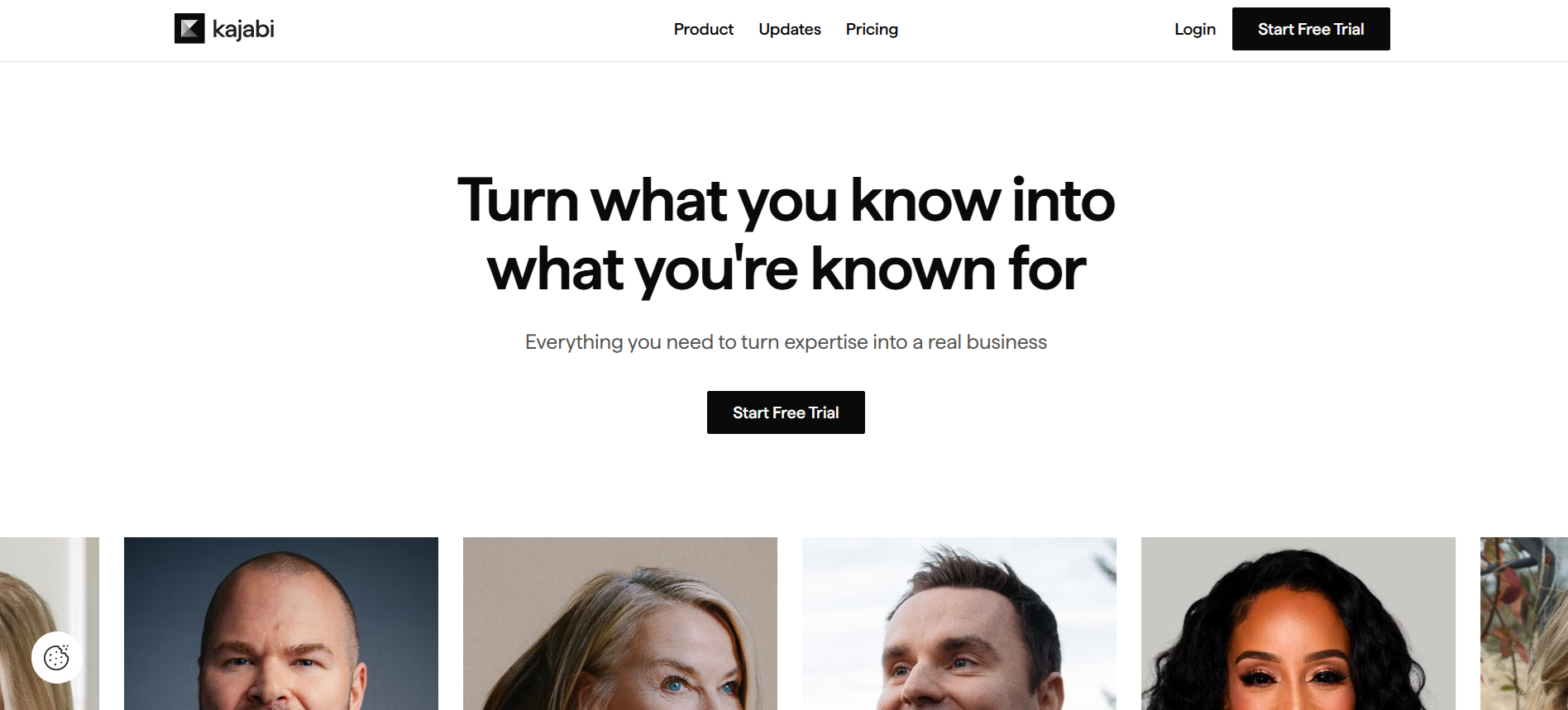 Kajabi homepage