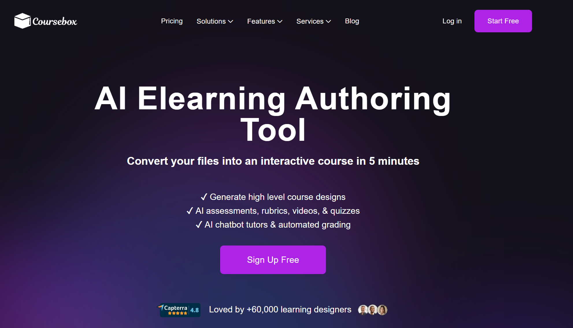 Ai for adaptive learning design tool