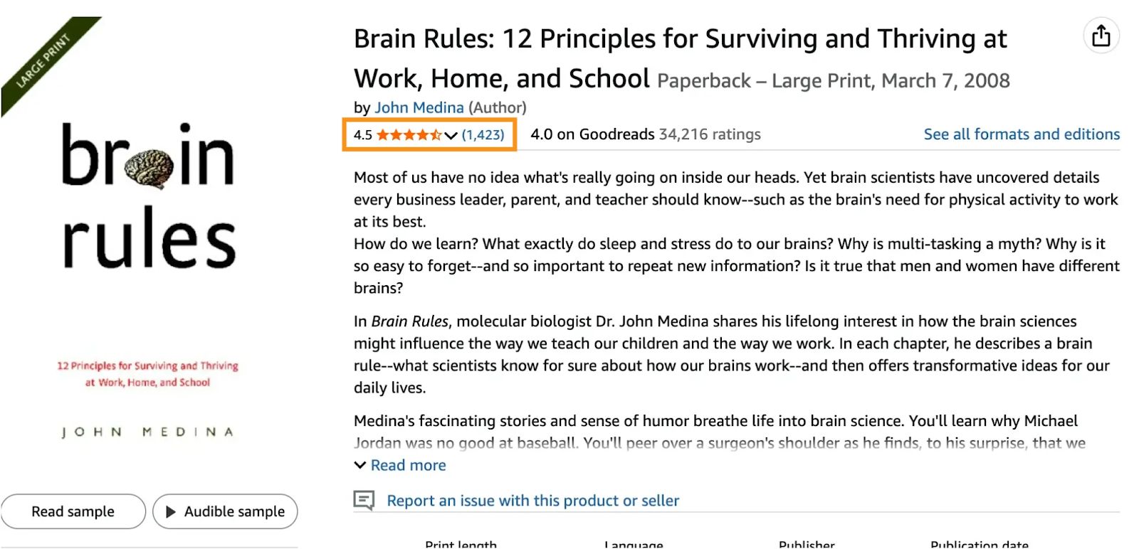 Brain Rules by John Medina