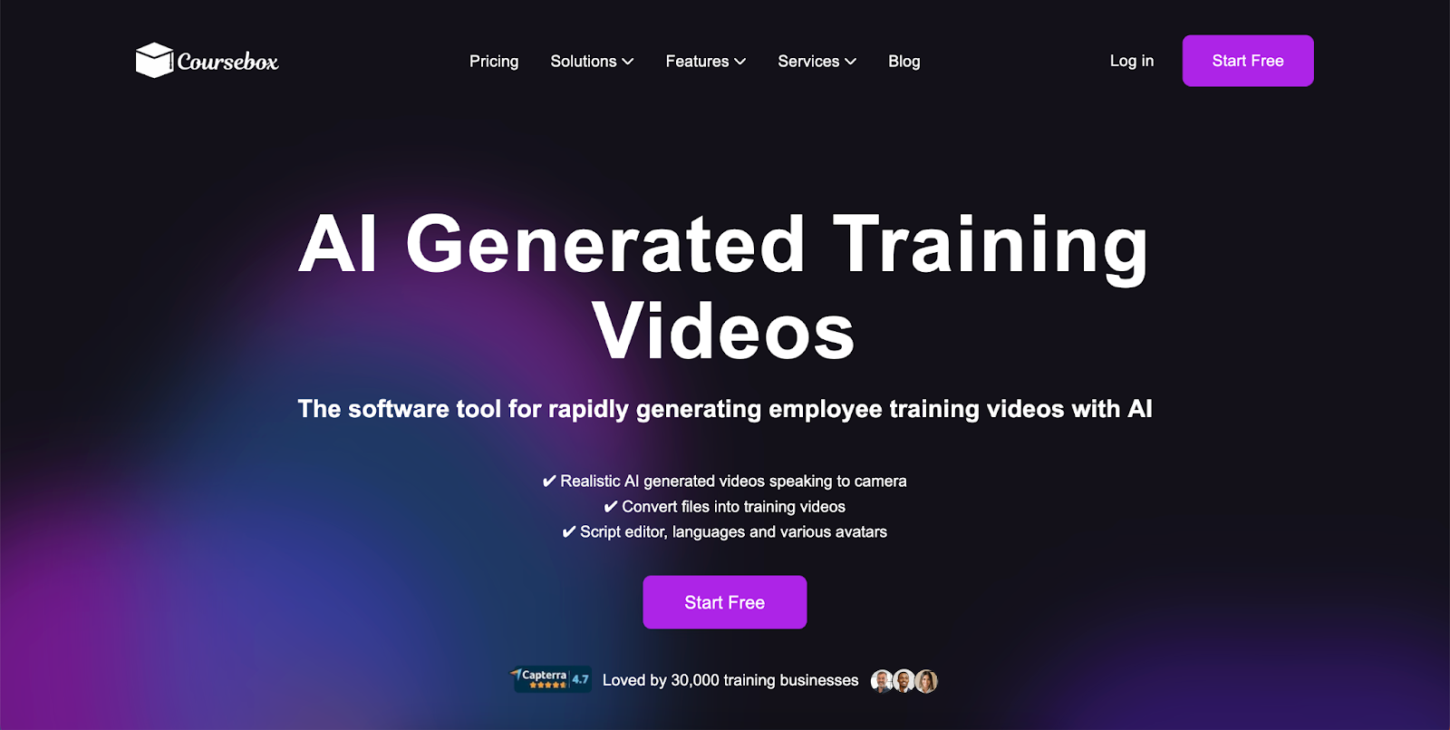 Coursebox AI based learning design tool
