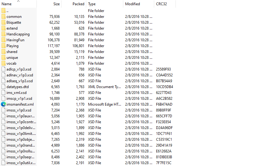 embed scorm components