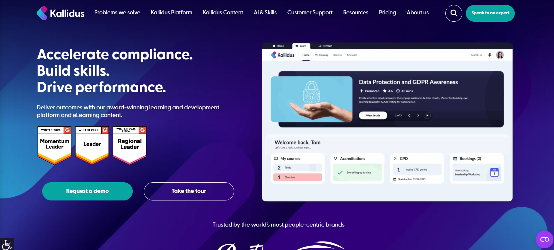 Kallidus homepage
