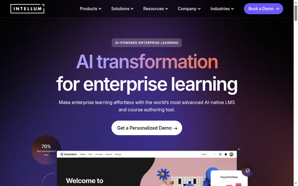 Intellum homepage