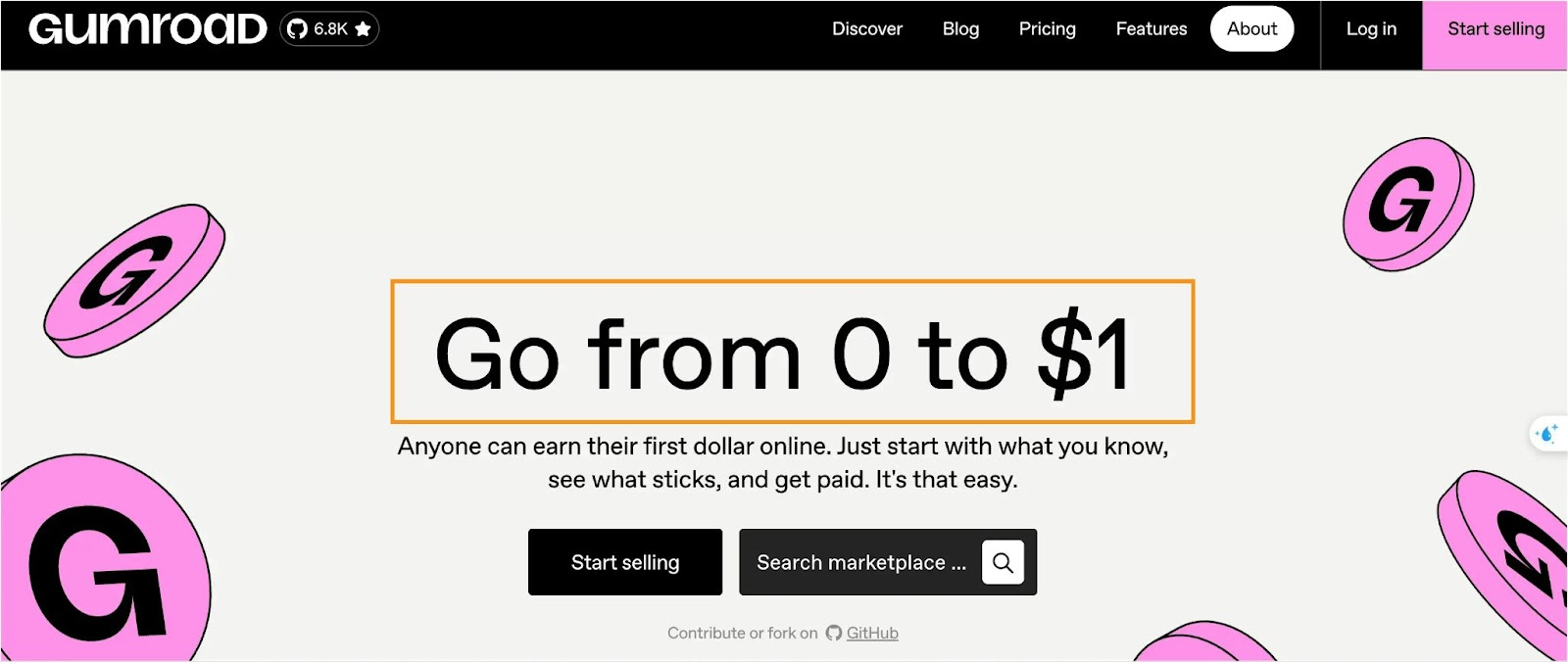 Gumroad excellent for selling digital products like ebooks