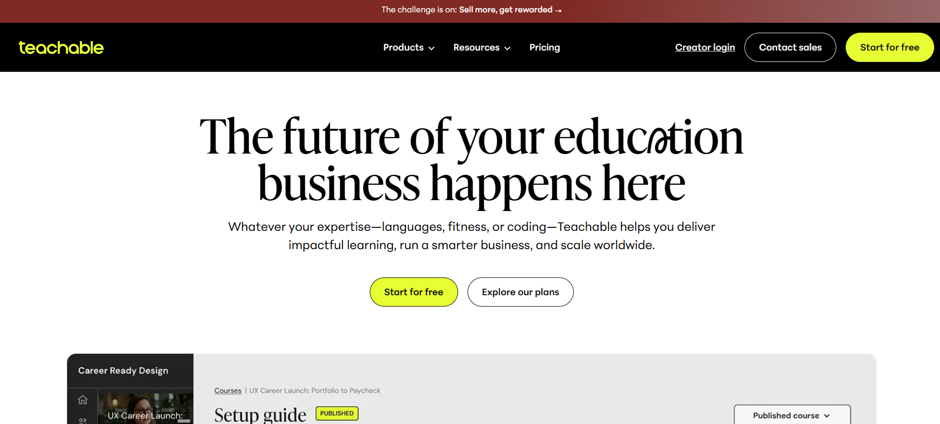 The future of your education business happens here