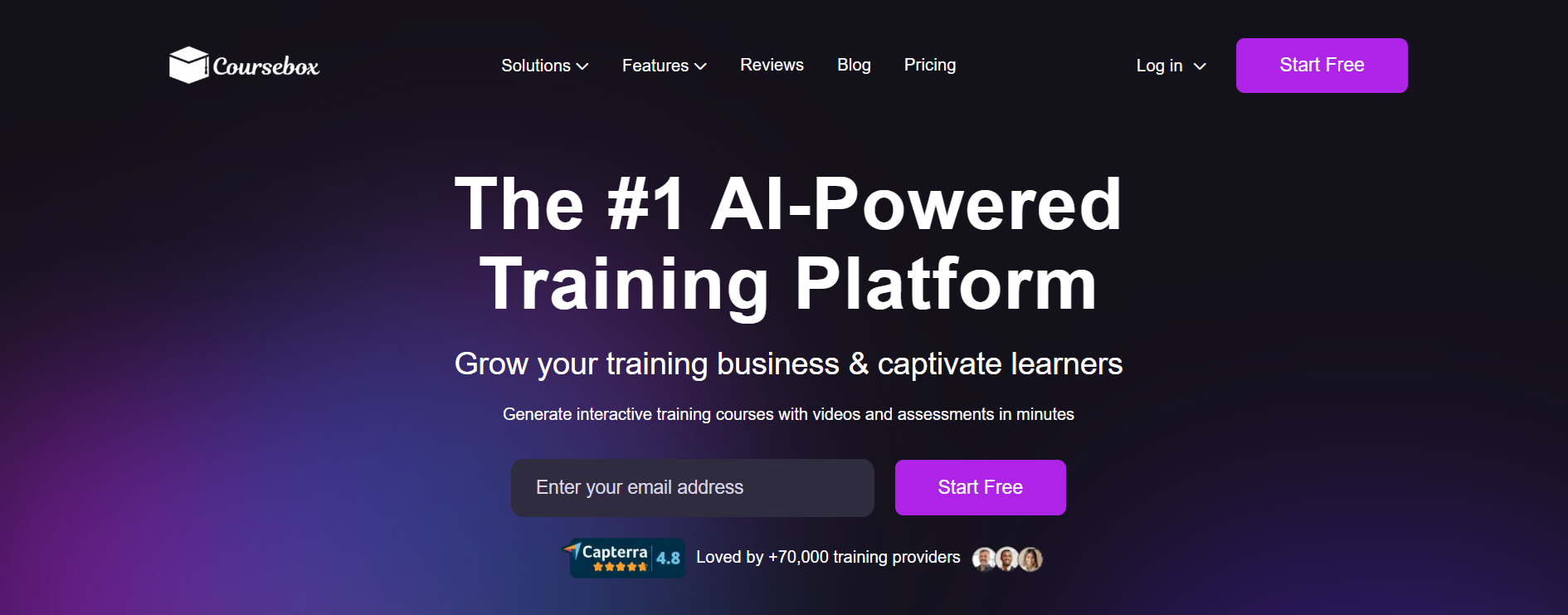 AI-powered training platform