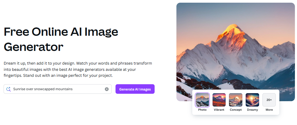 Free Online AI Image Generator