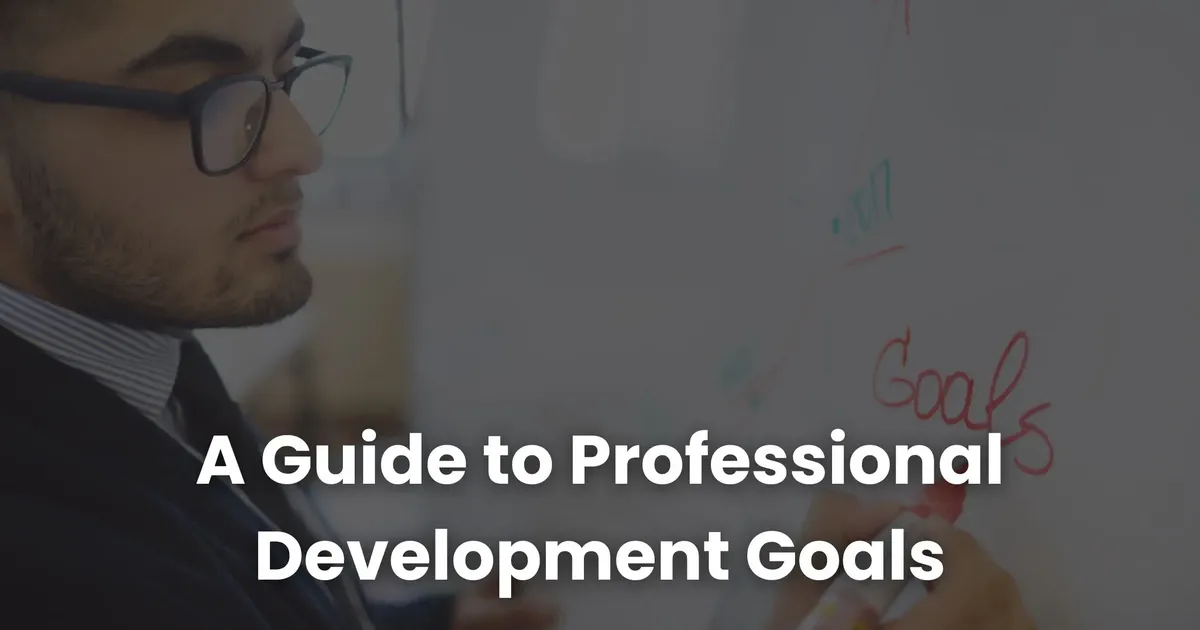 Software Developer Professional Goals A Guide to Professional Development Goals | Coursebox AI