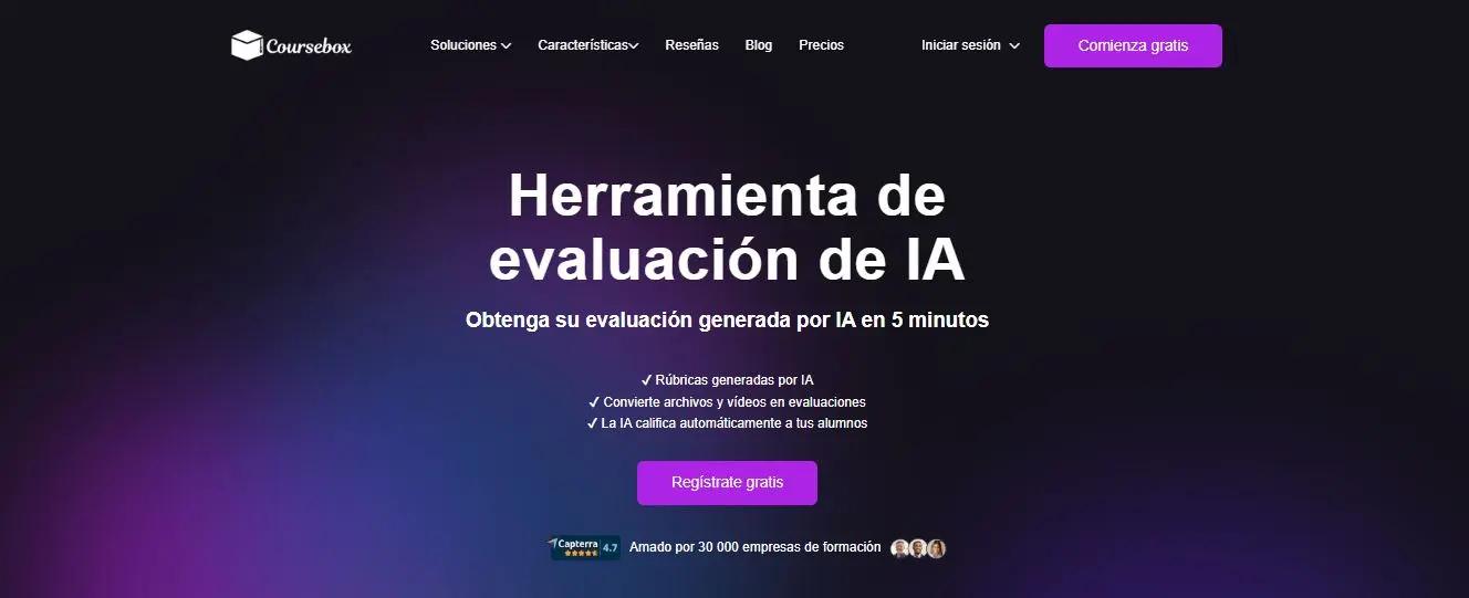 coursebox AI Evaluation Spanish