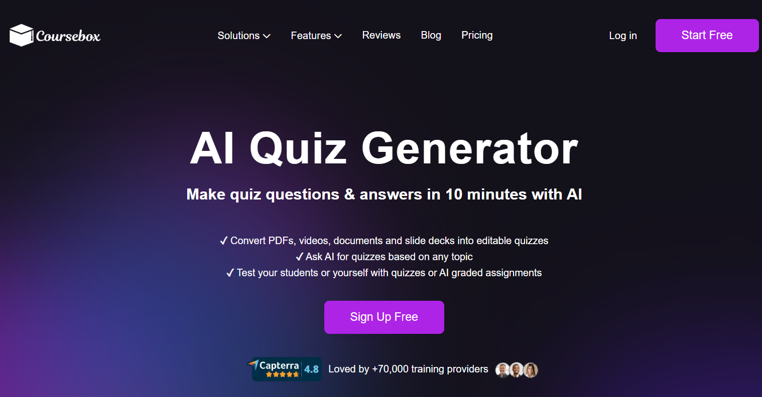 ai quiz generator for assessments