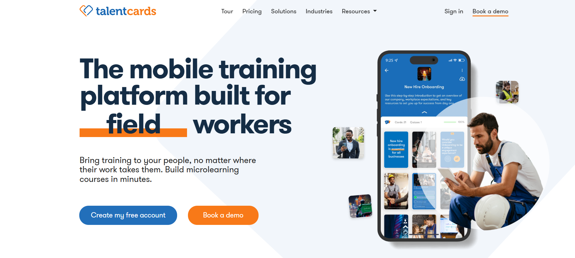 The mobile training platform built for field workers