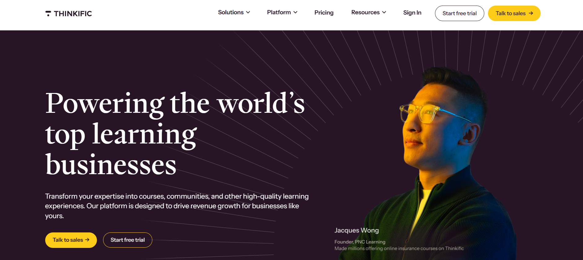 Powering the world's top learning businesses