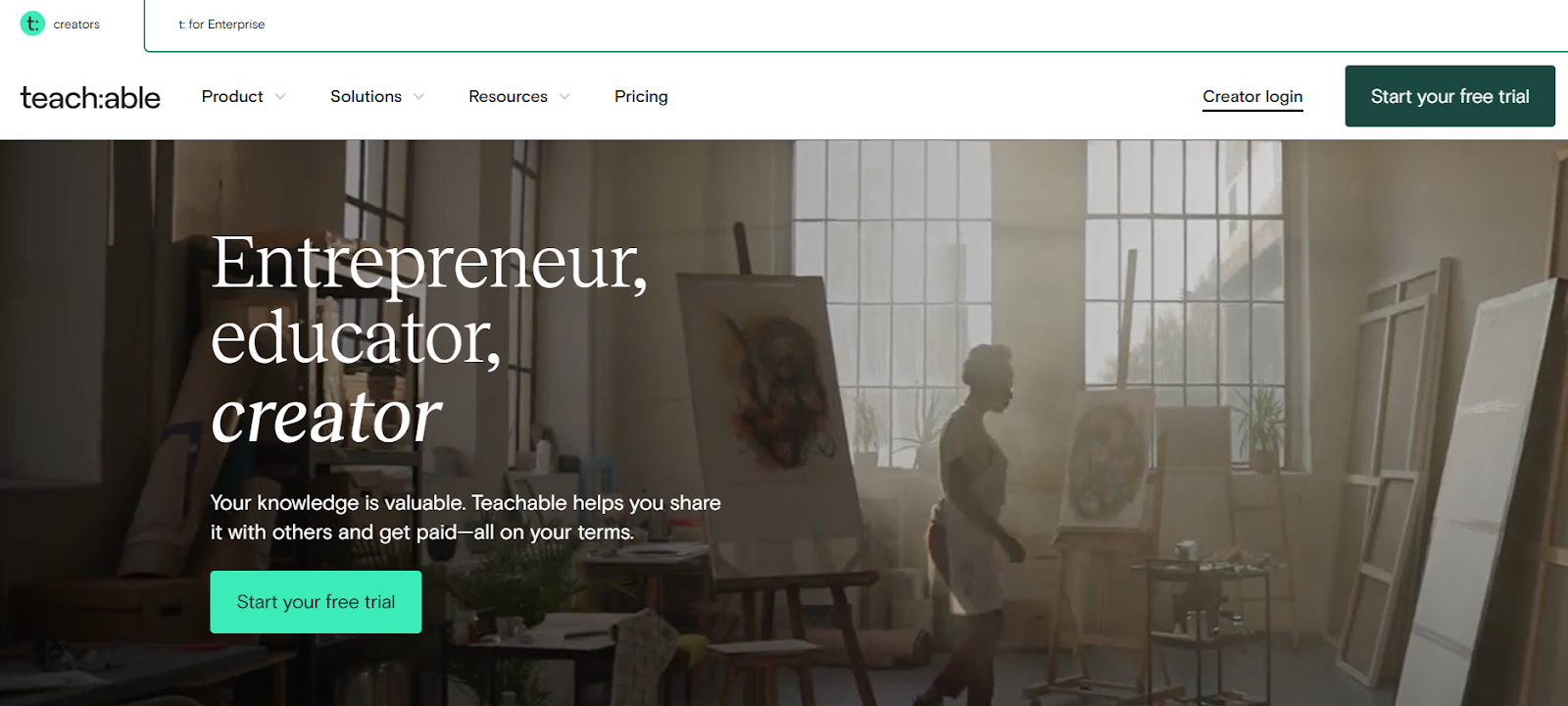 Teachable (Best White Label LMS for Monetizing Training Courses)