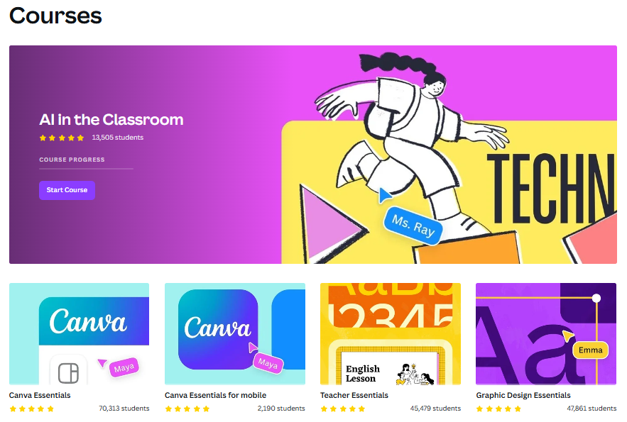 Build a Course In Canva