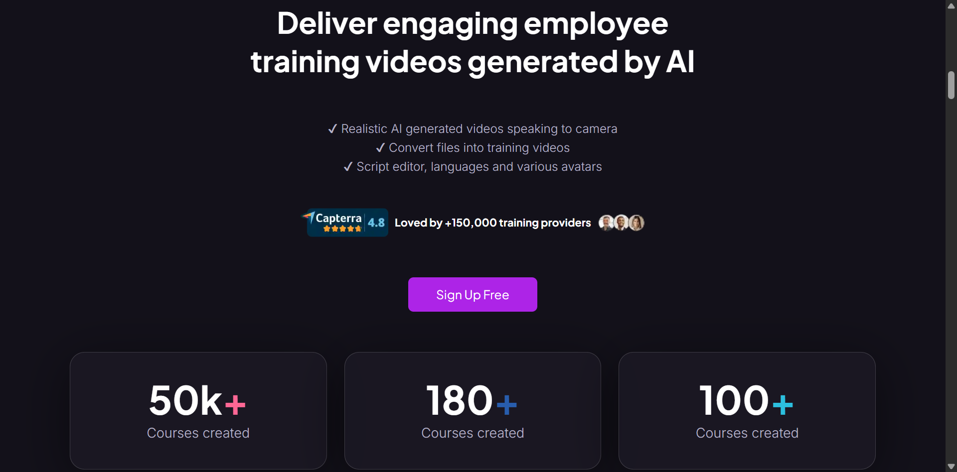 AI Training Video Generator by Coursebox