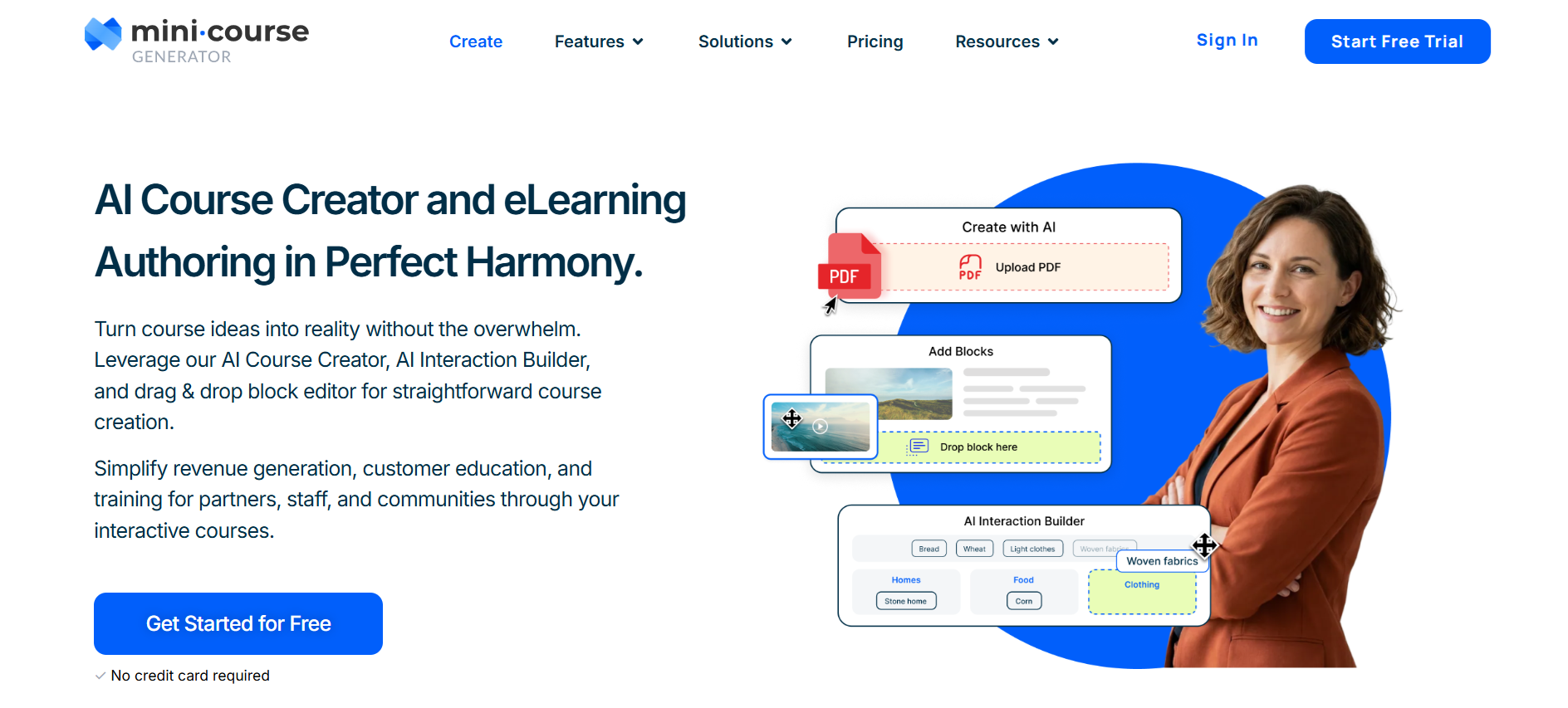 Mini Course Generator focuses on creating short, micro-learning modules quickly