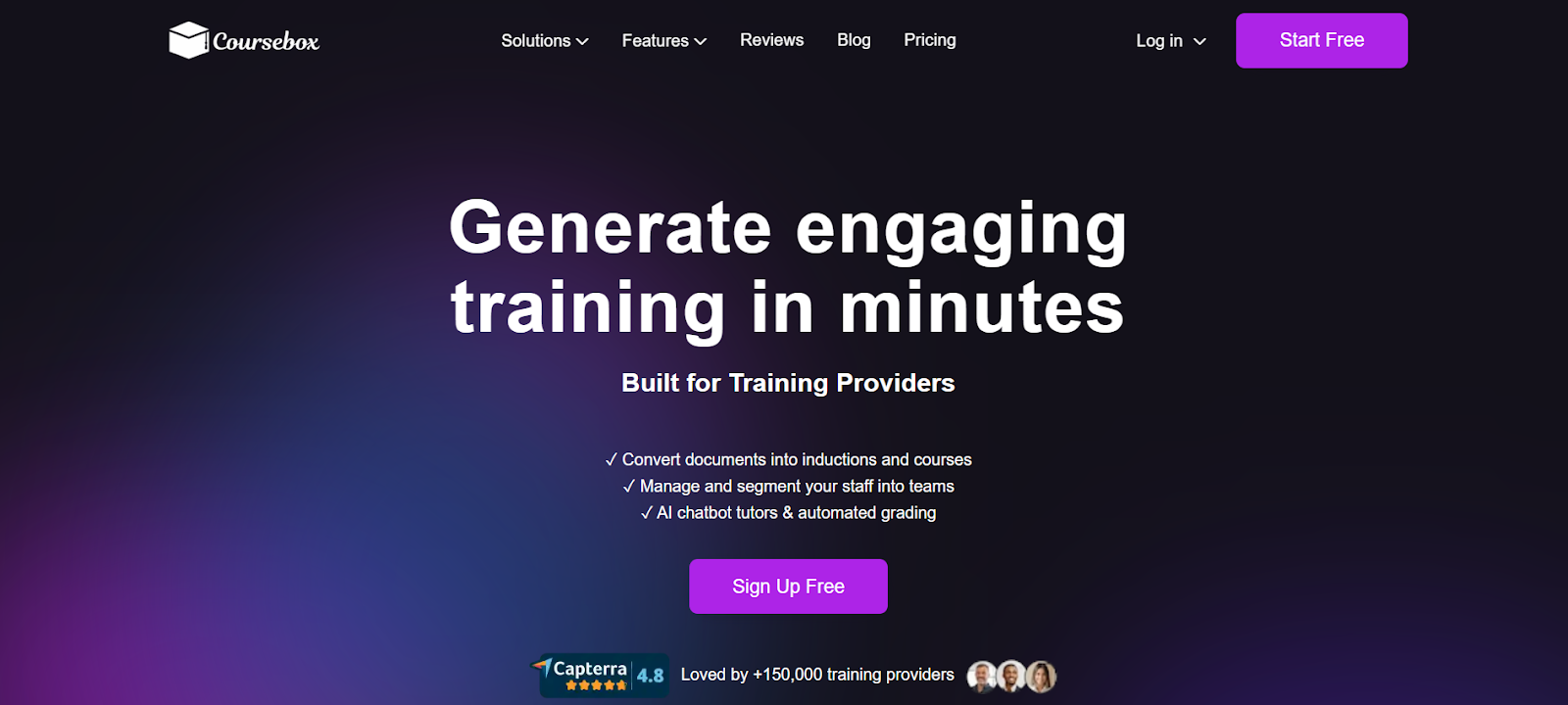 Generate engaging training in minutes