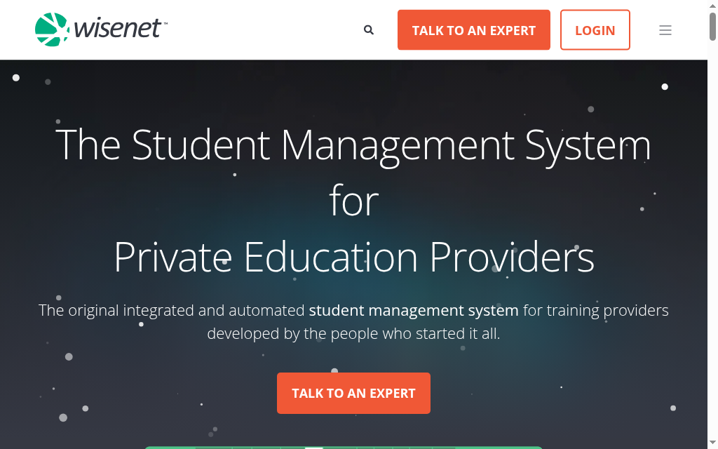 Wisenet homepage