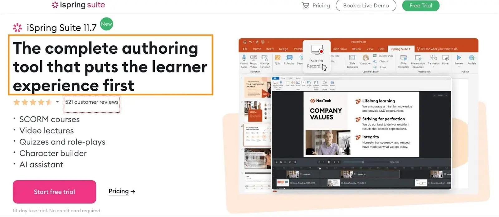 ispring suite homepage