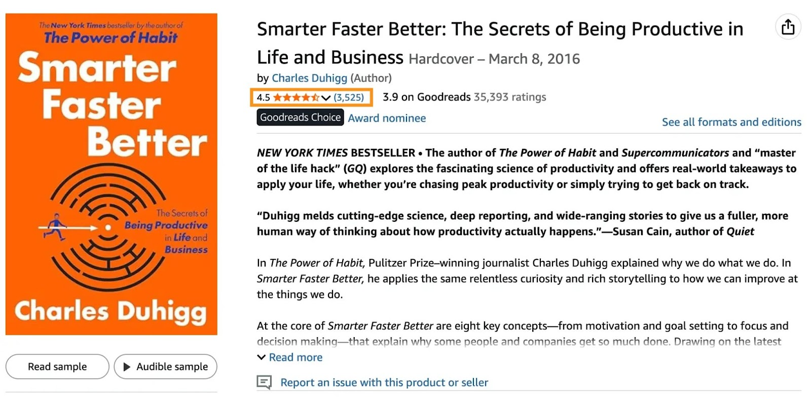 Smarter Faster Better by Charles Duhigg