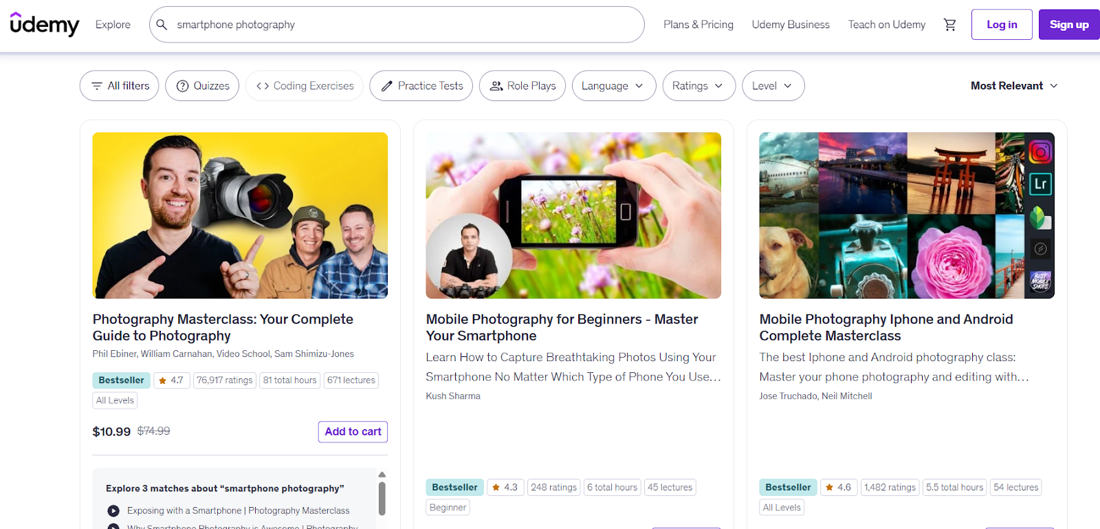 You can research existing smartphone photography courses on Udemy