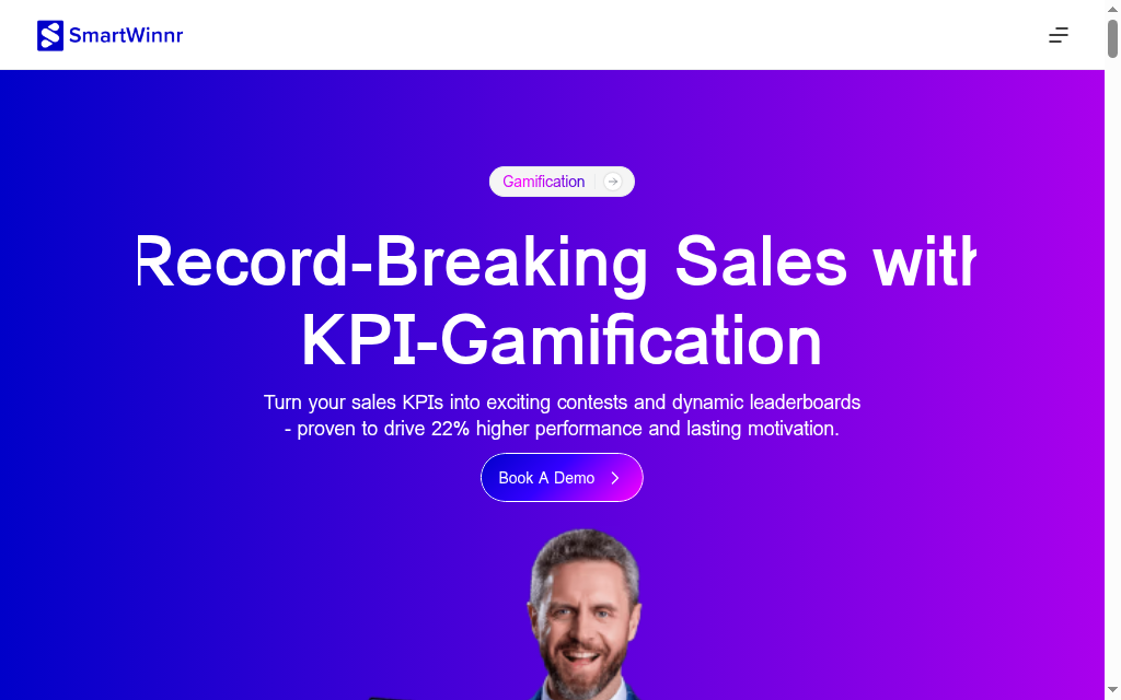 SmartWinnr homepage