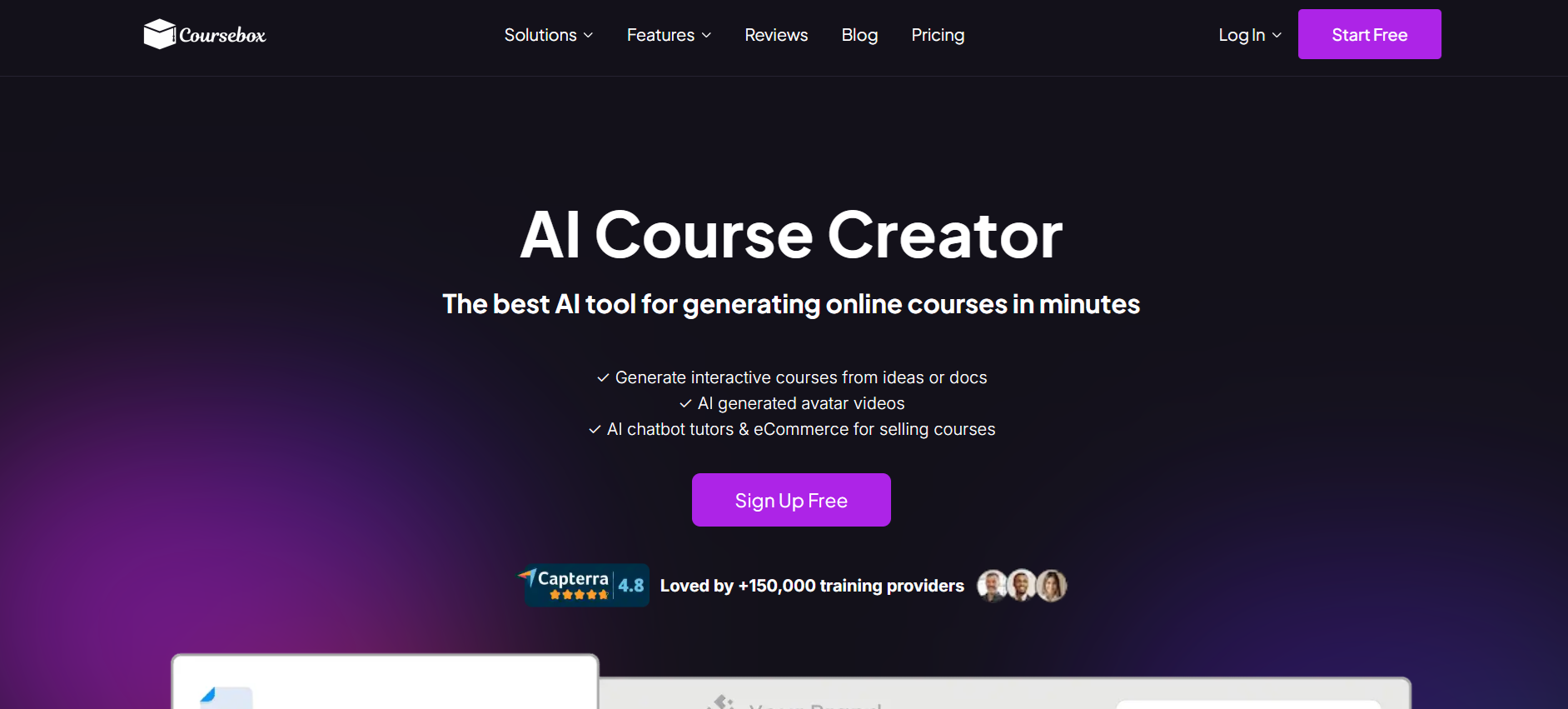 Coursebox AI course creator