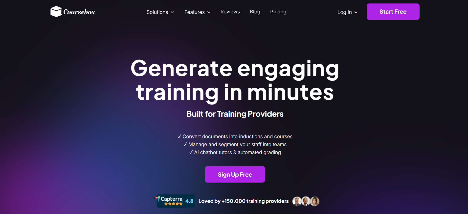 Coursebox AI Best Virtual Training Software Overall
