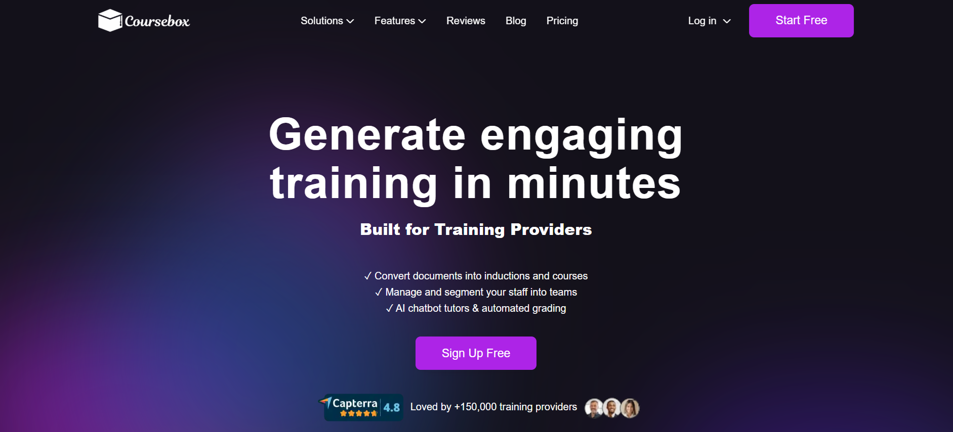 Generate engaging training in minutes