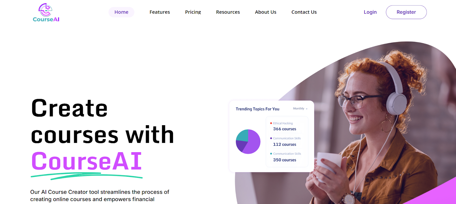 Create courses with courseAI