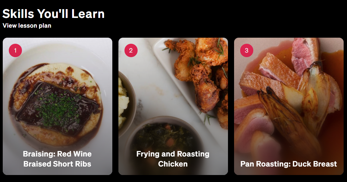 MasterClass Cooking Class